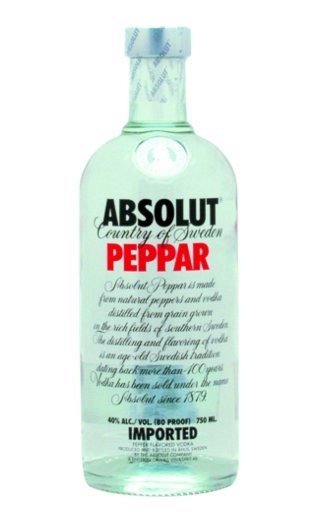 фото водка Absolut Peppar 0,75 л