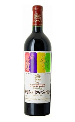 фото вино Chateau Mouton Rothschild 2001 1-er Grand Cru Classe AOC Pauillac 0,75 л