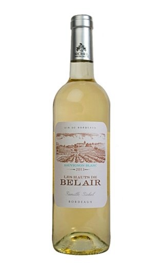 фото вино Maison Sichel Les Hauts de Bel Air AOC Bordeaux Blanc 2012 0,75 л