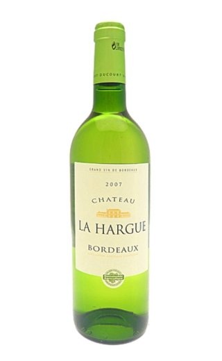 фото вино Maison Sichel Chateau La Hargue AOC Bordeaux Blanc 2011 0,75 л