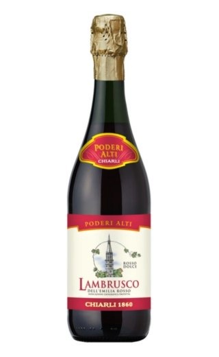 фото ламбруско Chiarli-1860 Lambrusco dellEmilia Rosso Poderi Alti IGT 0,75 л