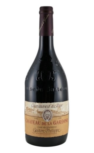 фото вино Chateau de la Gardine Chateauneuf du Pape AOC Gaston Philippe 1995 0,75 л