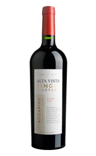 фото вино Alta Vista Single Vineyard Alizarine Malbec 2007 0,75 л