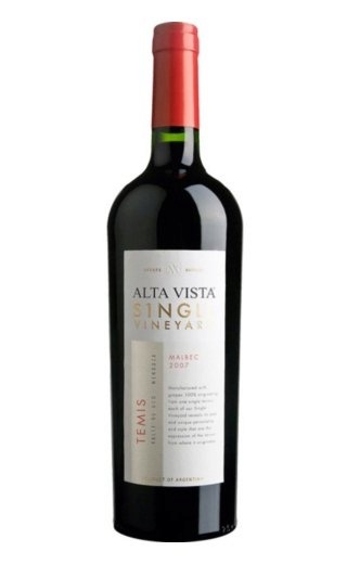 фото вино Alta Vista Single Vineyard Temis Malbec 2007 0,75 л