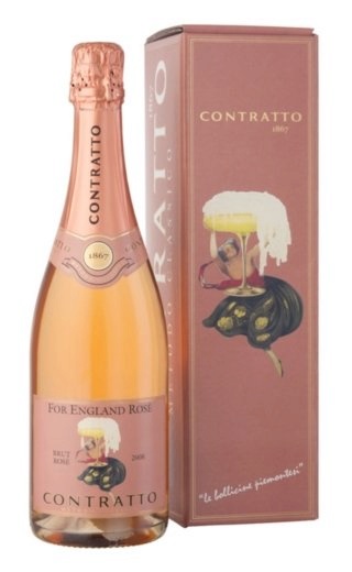 фото игристое вино Contratto For England Rose Brut VSQ 2008 0,75 л