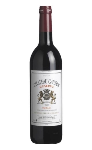 фото вино Chateau Gaudin Pauillac 2002 0,75 л