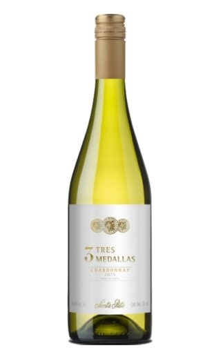 фото вино Santa Rita Chardonnay 3 Tres Medallas 2015 0,75 л