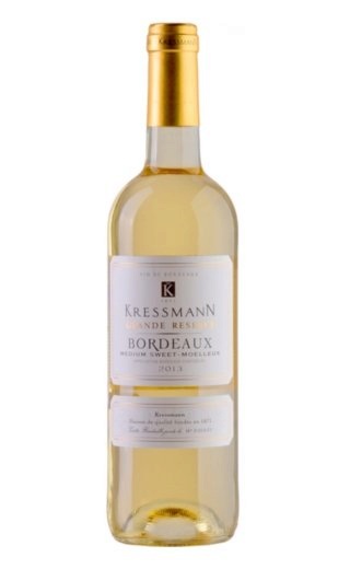 фото вино Kressmann Grande Reserve Bordeaux AOC Moelleux 2015 0,75 л