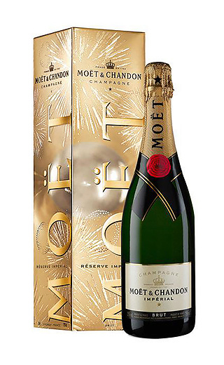 фото шампанское Moet & Chandon Bursting Bubble Brut Imperial 0,75 л