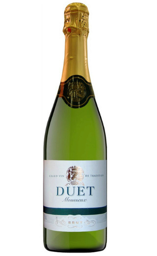 фото игристое вино Duet White Brut 0,75 л