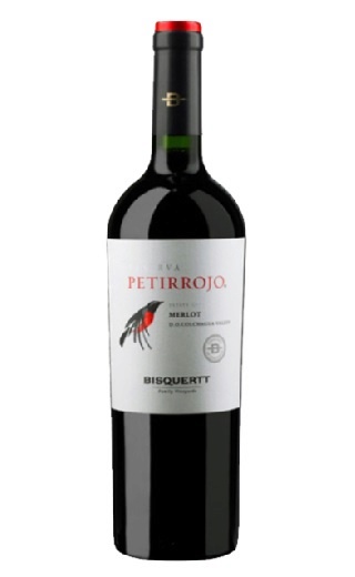 фото вино Bisquertt Petirrojo Reserva Merlot 2018 0,75 л