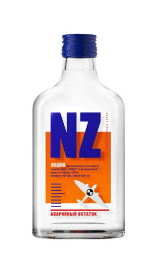 фото водка NZ Vodka 0,5 л