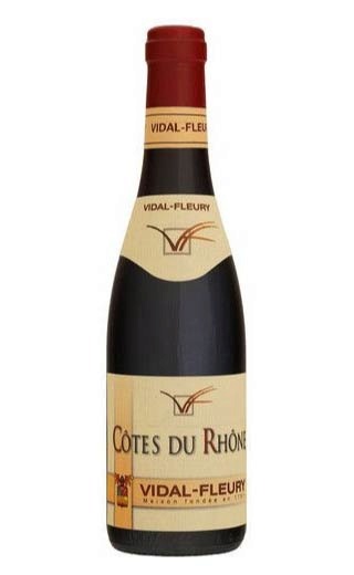 фото вино Vidal Fleury Cotes du Rhone Rouge 0,375 л