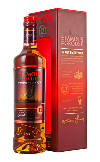 фото виски The Famous Grouse 12 Years Old 0,7 л