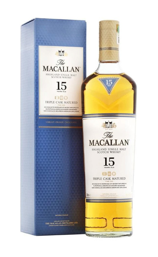 фото виски Macallan Triple Cask Matured 15 Years Old 0,7 л