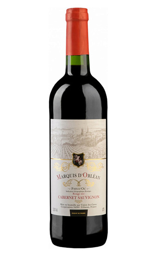 фото вино Marquis d'Orlean Cabernet Sauvignon Dry 2016 0,75 л