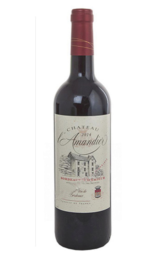 фото вино Chateau l'Amandier Bordeaux Superieur 2016 0,75 л