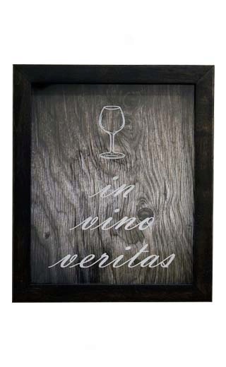 фото Box for wine corks In vino veritas Wenge Small