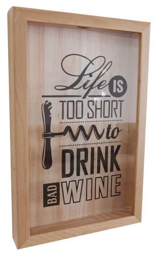 фото Box for wine corks Life is too short to drink bad wine Buk