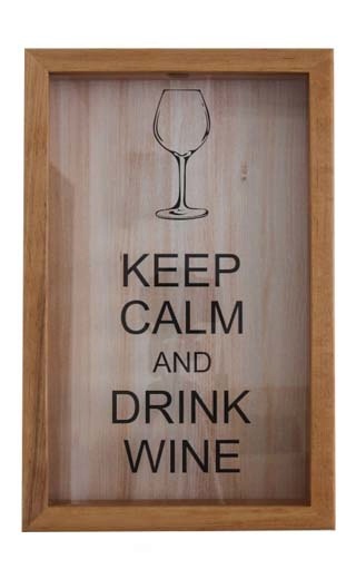 фото Box for wine corks Keep Calm And Drink Wine Buk