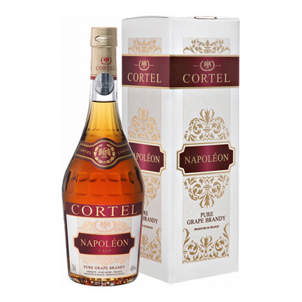 Бренди Cortel Napoleon VSOP цена 0,7 л в коробке 1944 руб., купить ...