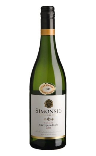 фото вино Simonsig Sauvignon Blanc Stellenbosch 2018 0,75 л