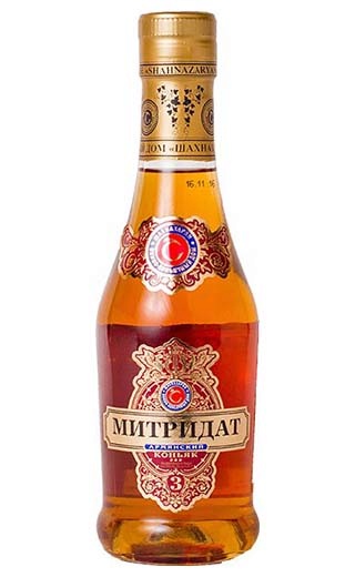 фото коньяк Mitridat 3 years 0,1 л