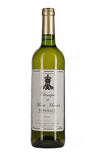 фото вино Marie Manhes Classique de Marie Bordeaux White Dry 0,75 л