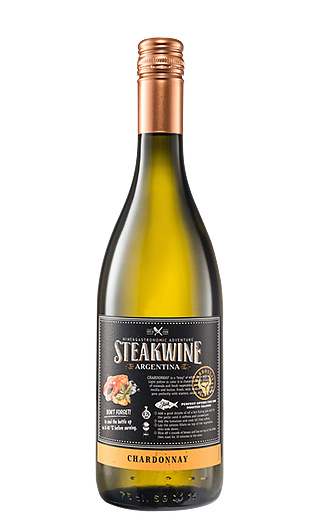 фото вино Penaflor Steakwine Chardonnay Black Label 2018 0,75 л