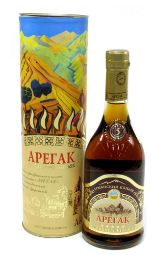 фото коньяк Aregak 5 Years 0,5 л