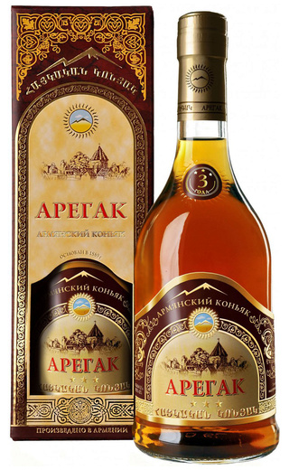 фото коньяк Aregak 3 Years 0,7 л