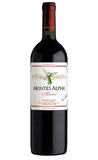 фото вино Montes Alpha Merlot 2015 0,75 л