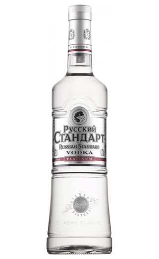 фото водка Russian Standard Platinum 0,5 л