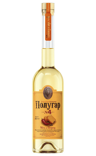 фото водка Polugar №4 Honey & Allspice 1,5 л