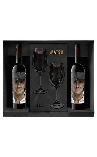 фото вино Matsu Wine Set El Recio (2 bottles + 2 glasses) 1,5 л