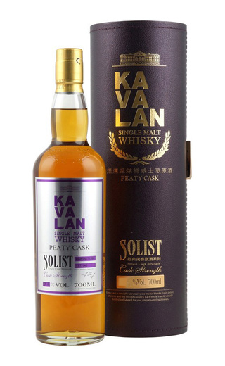 фото виски Kavalan Solist Peaty Cask Single Cask Strength 0,7 л