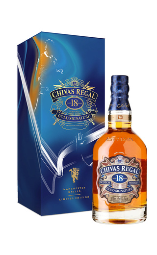 фото виски Chivas Regal Gold Signature 18 year Manchester United Limited Edition 0,7 л