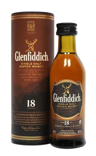 фото виски Glenfiddich 18 Years Old 0,05 л