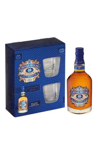 фото виски Chivas Regal Gold Signature 18 year Manchester United Limited Edition 0,7 л