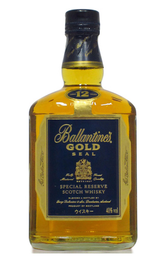 фото виски Ballantines 12 YO Gold Seal 0,375 л