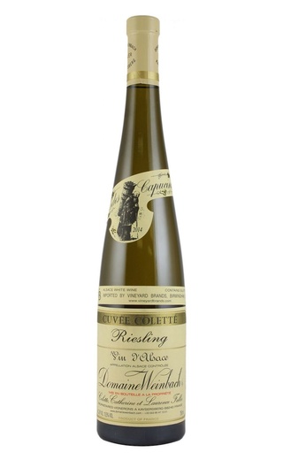 фото органическое вино Domaine Weinbach Riesling Cuvee Colette 2016 0,75 л