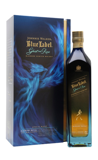 фото виски Johnnie Walker Blue Label Ghost and Rare Glenury Royal 0,7 л