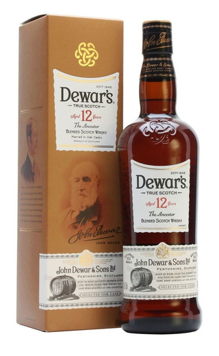 фото виски Dewars 12 Years Old 0,5 л