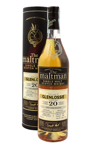 фото виски The Maltman Glenlossie 20 Years Old 1997 0,7 л