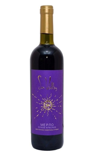 фото вино ТМ Sun Valley Merlot 0,75 л