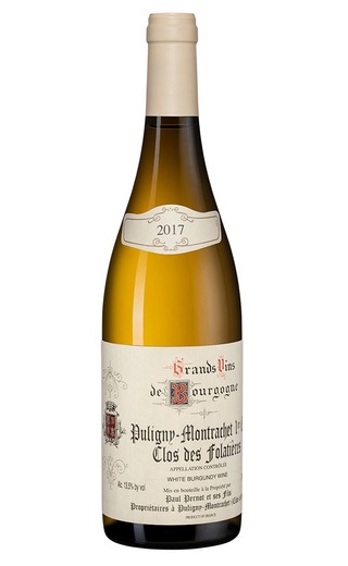 фото вино Paul Pernot Puligny-Montrachet 1er Cru Clos des Folatieres 2017 0,75 л