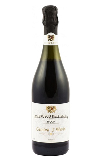 фото игристое вино Cascina S. Maria Rosso Amabile Lambrusco dell'Emilia 0,75 л