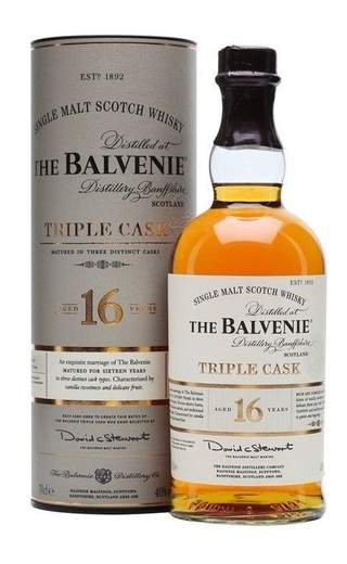 фото виски Balvenie Triple Cask 16 Years Old 0,7 л