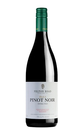 фото вино Felton Road Pinot Noir Block 5 2018 0,75 л