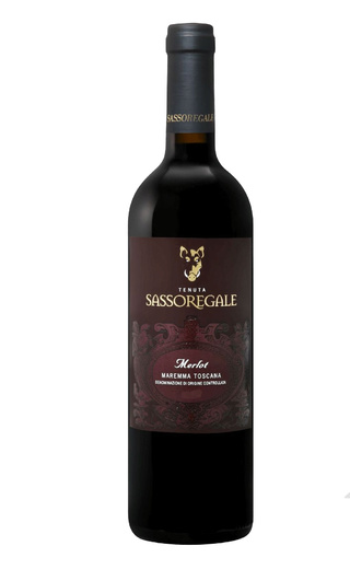 фото вино Tenuta Sassoregale Merlot Maremma Toscana 2018 0,75 л